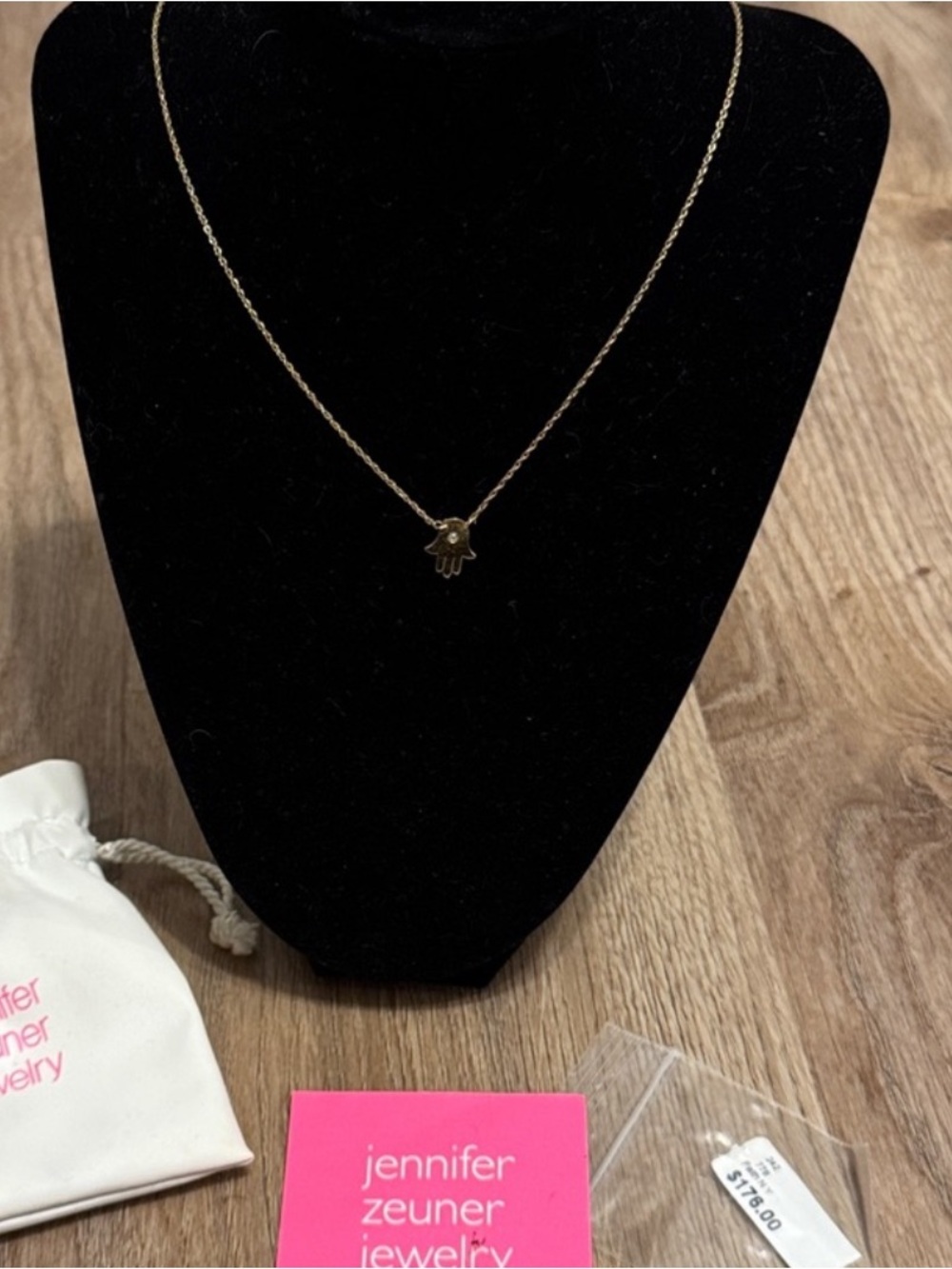 Jennifer Zeuner Hamsa necklace